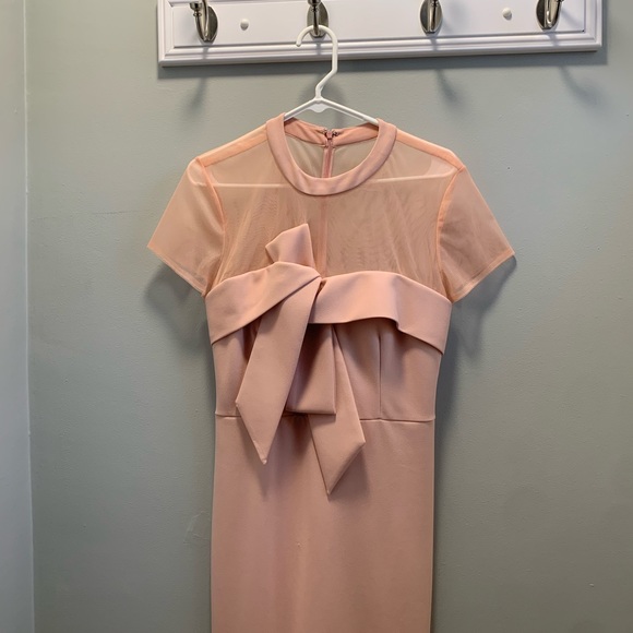 Gorgeous pale pink dress. Mother of the bride Comfortable, lined. - Picture 2 of 3